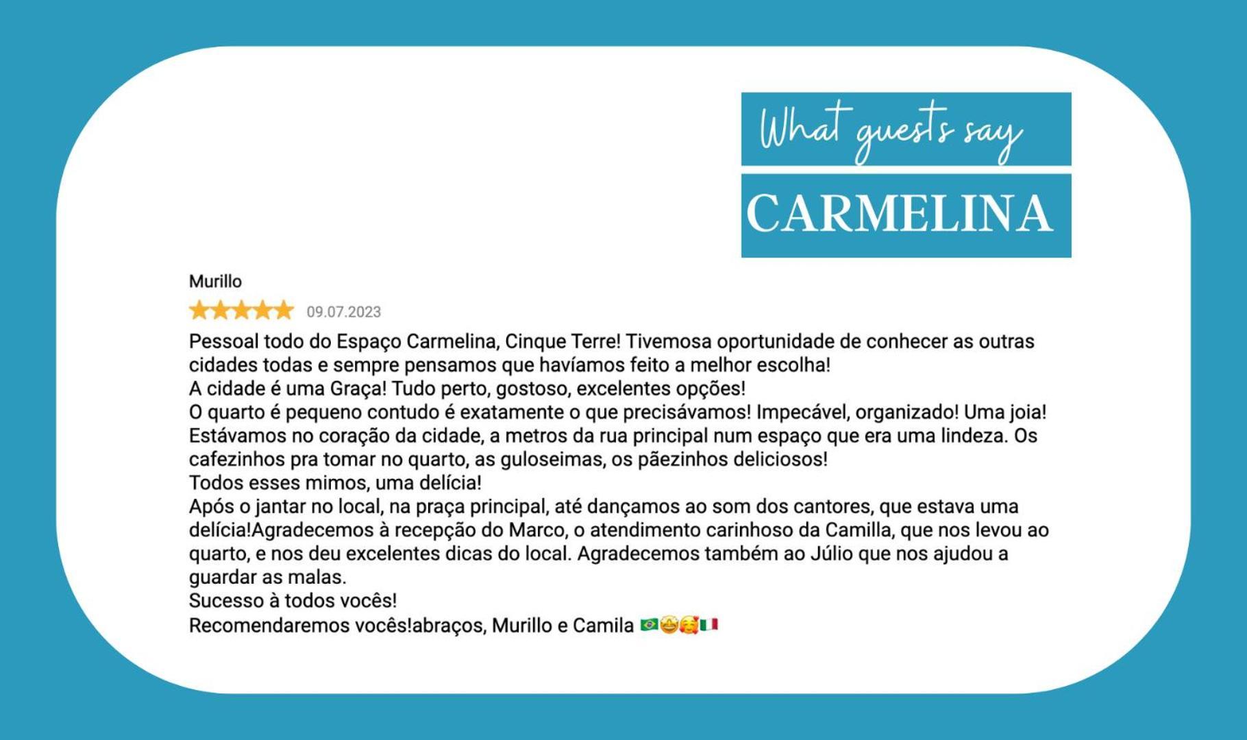 Carmelina Room Вернаца Екстериор снимка
